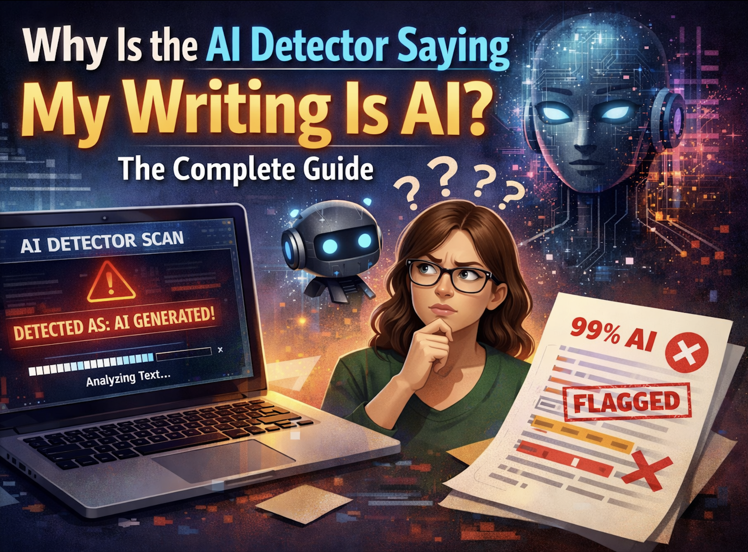 Why Is the AI Detector Saying My Writing Is AI? The Complete Guide