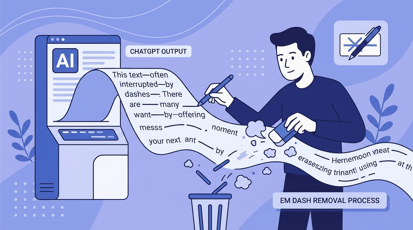 Em Dashes and ChatGPT: Why the Model Loves Them and How to Remove Them